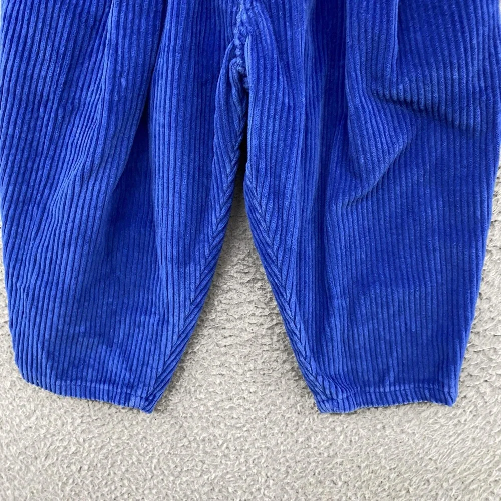 Vintage OshKosh B'gosh Corduroy Pants Toddlers 2T Blue Elastic Waist Made in USA